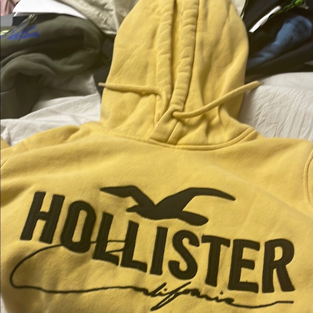 Hollister Yellow Hoodie